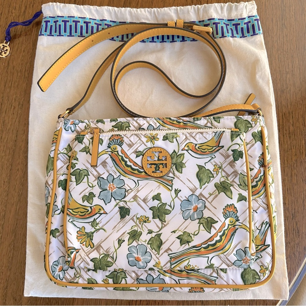 Tory Burch Painted Nylon swingpack crossbody